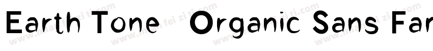 Earth Tone   Organic Sans Family字体转换